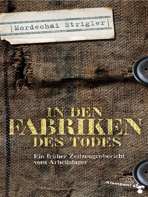 cover image of In den Fabriken des Todes